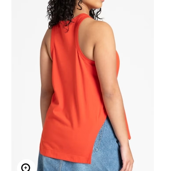 Eloquii Scooped Hem Tank Top 18-20 - Picture 9 of 9